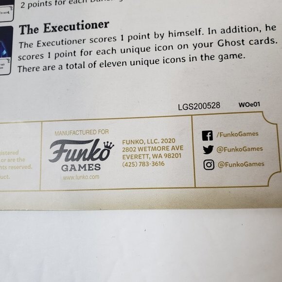 Funko Disney The Haunted Mansion Call of the Spirits Board Game Like New Ages 8+ - Picture 7 of 13